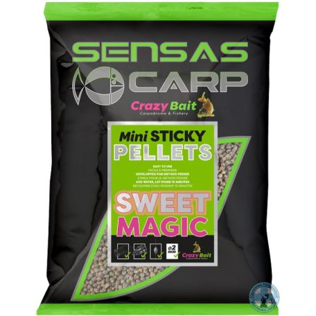 Sensas Pellet Mini Sticky Sweet Magic (édes hal) 700g