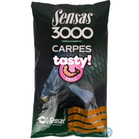 SENSAS 3000 CARP TASTY KRILL 1KG