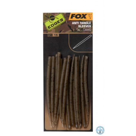 FOX ANTI TANGLE SLEEVES XL TRANS KHAKI GUBANCGÁLTÓ (15 DB)