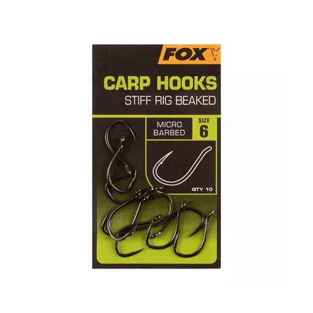 FOX CARP HOOK STIFF RIG BEAKED - 4