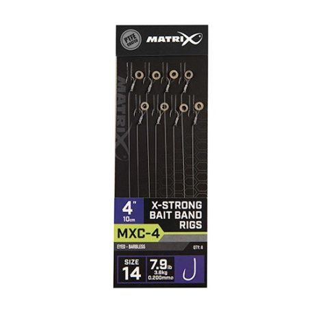 MATRIX X-STRONG BAIT BAND RIGS MXC-4 SIZE 16