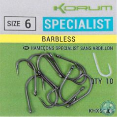 KORUM SPECIALIST BARBLESS #6